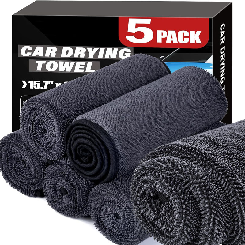 Microfiber Towel Detailing - 1/5 Stuks Zware Auto Handdoek 1200GSM
